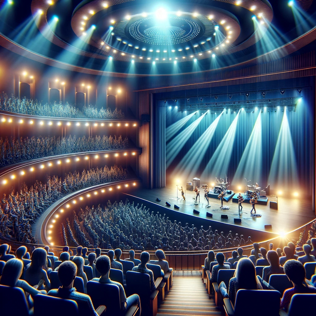 Vivez la magie des concerts live. Salles de concert offrant une acoustique exceptionnelle et une ambiance immersive pour des expériences musicales intenses.